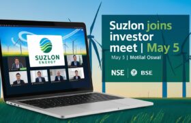 Suzlon to Join Motilal Oswal Investor Meet on May 5!