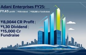 Adani Enterprises Declares ₹1.30 Dividend, Posts ₹8,004 Cr Annual Profit, and Approves ₹15,000 Cr Fundraising Plan