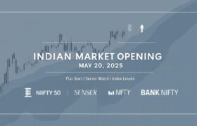 Market Opens Flat Amid Global Cues and Profit Booking – All Eyes on Key Sectoral Moves