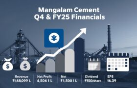 Mangalam Cement Declares FY25 Results: Profit Dips 25%, Dividend Announced at ₹1.50 per Share
