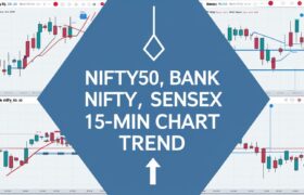 Nifty50, Bank Nifty & Sensex: 15-Min Chart Outlook & Intraday Strategy