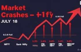 Indian Market Falls Sharply: NIFTY Sheds 143 Points | Bank & Financial Indices Under Pressure