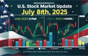 U.S. Stock Market Wrap: 8 July 2025 Recap & Key Predictions for 9 July