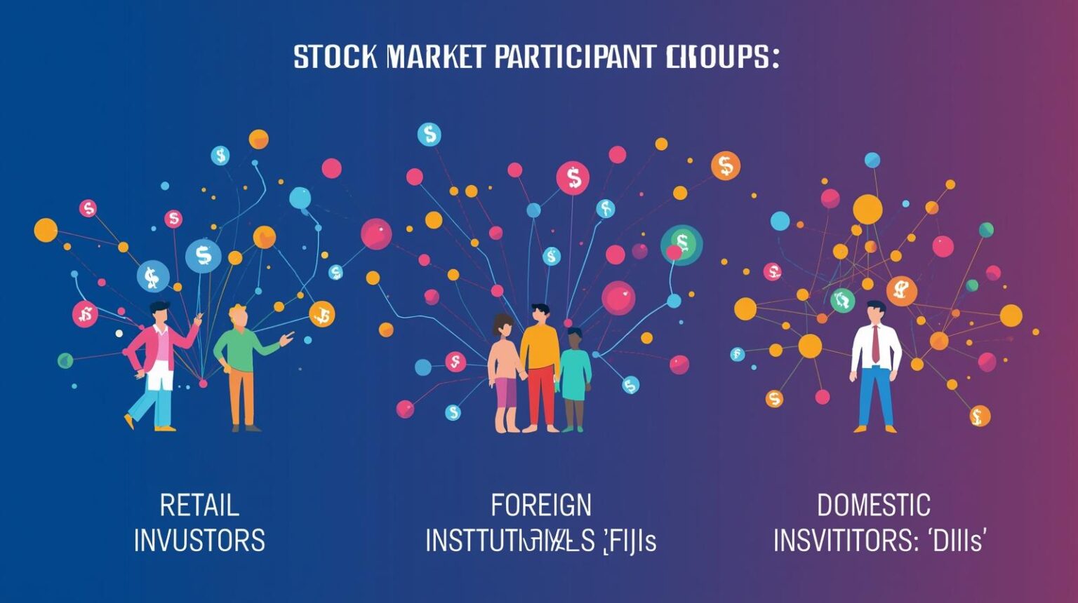 retail investors, FIIs, DIIs, stock market trends
