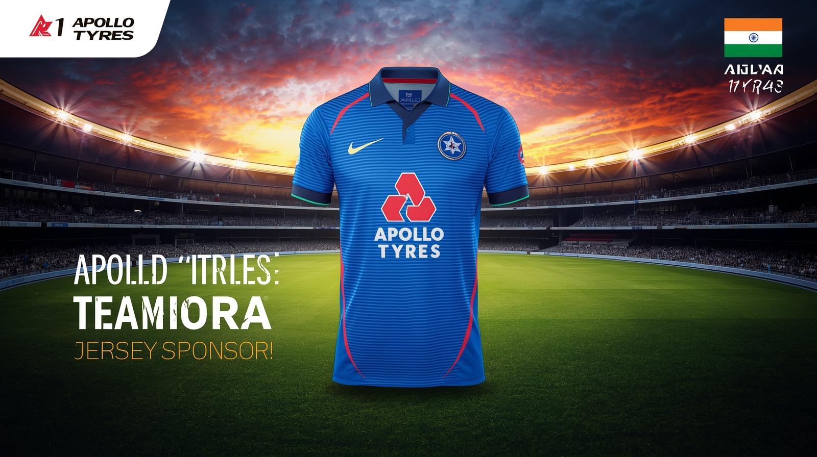 Apollo Tyres jersey sponsor