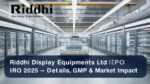 Riddhi Display IPO date,Riddhi Display Equipments IPO