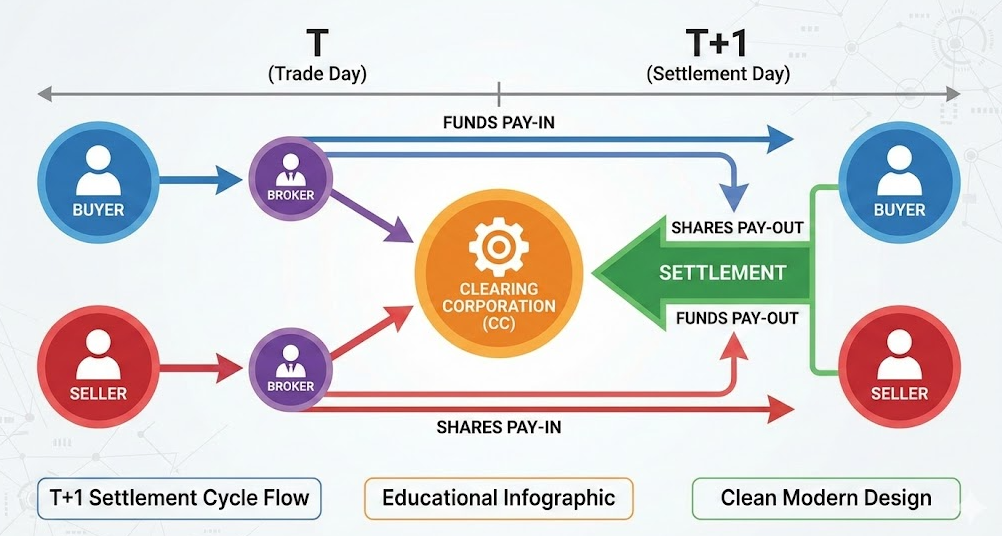 Lesson 15: Settlement System: How Your Trade Becomes Real Money and Shares